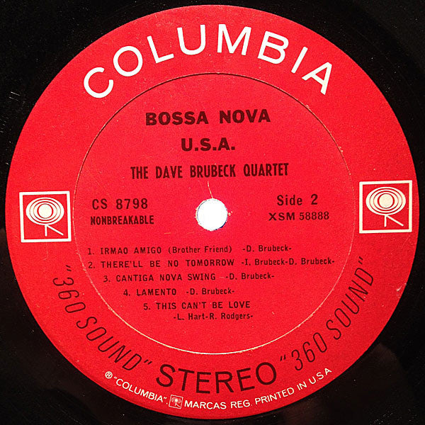 The Dave Brubeck Quartet : Bossa Nova U.S.A. (LP, Album)