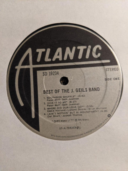 The J. Geils Band : Best Of The J. Geils Band (LP, Comp, RI )