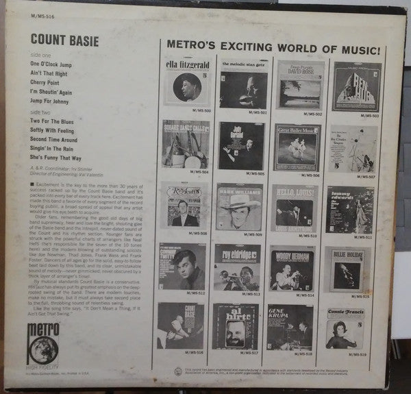 Count Basie : Count Basie (LP, Comp)