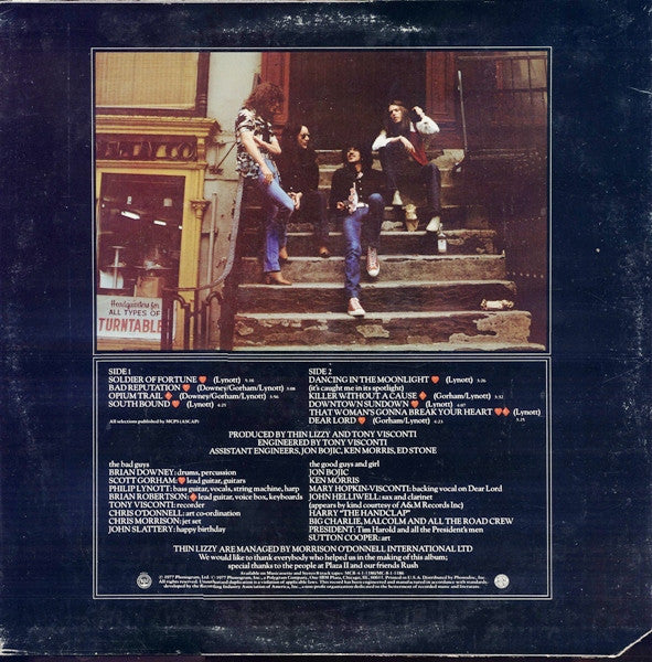 Thin Lizzy : Bad Reputation (LP, Album, Ter)