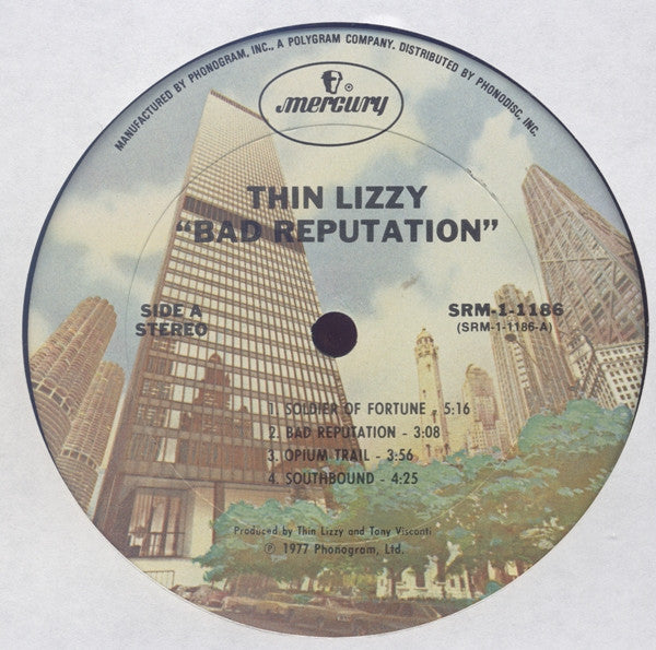 Thin Lizzy : Bad Reputation (LP, Album, Ter)