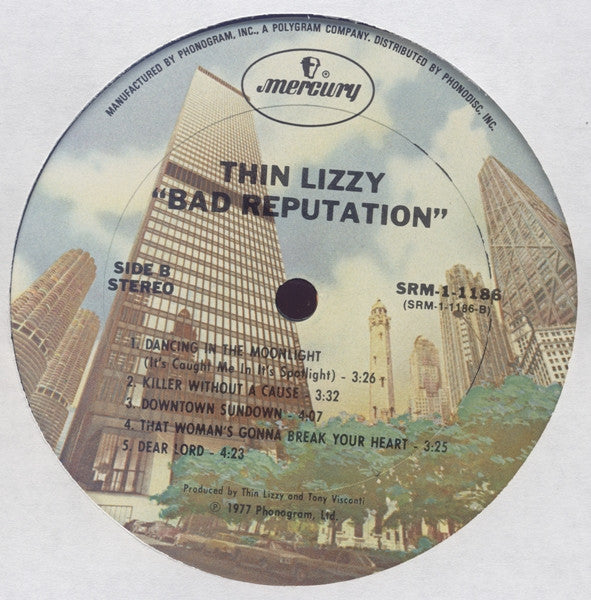 Thin Lizzy : Bad Reputation (LP, Album, Ter)