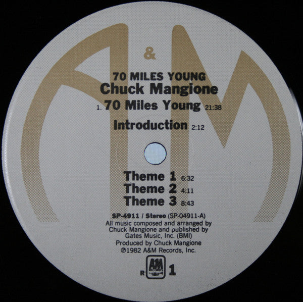 Chuck Mangione : 70 Miles Young (LP, Album)