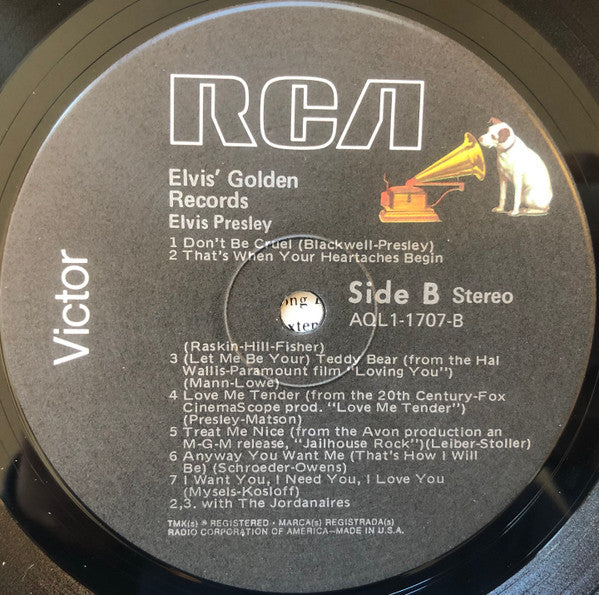 Elvis Presley : Elvis' Golden Records (LP, Comp, RE)