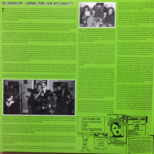 The Chosen Few (6) : Really Gonna Punch You Out!!! (2xLP, Comp)
