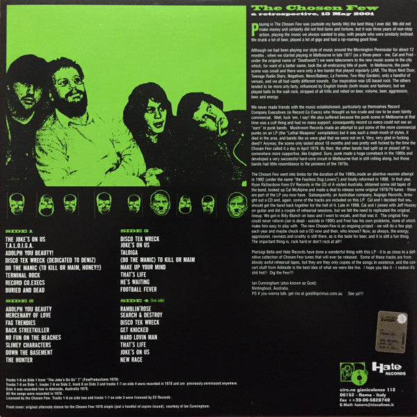The Chosen Few (6) : Really Gonna Punch You Out!!! (2xLP, Comp)