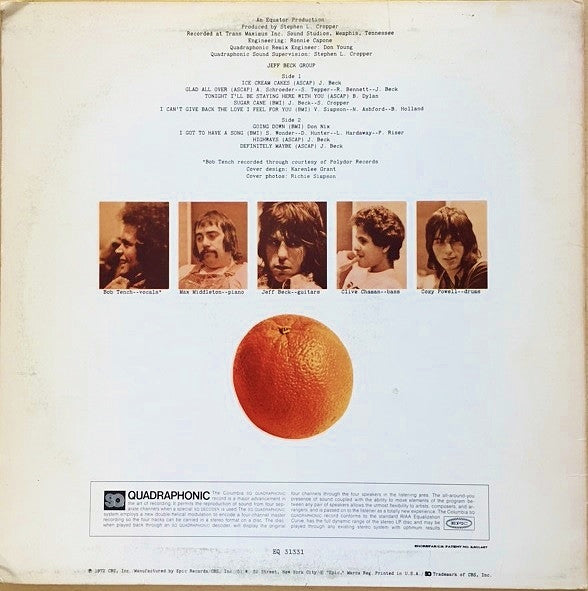 Jeff Beck Group : Jeff Beck Group (LP, Album, Quad)