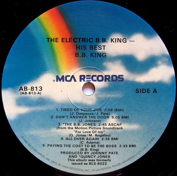 B.B. King : His Best - The Electric B.B. King (LP, Album, RE)
