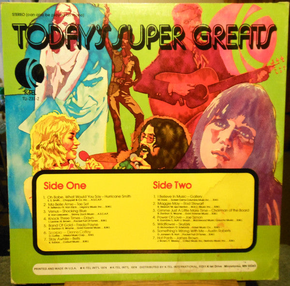 Various : Today's Super Greats Part-2 (LP, Comp, Ltd)