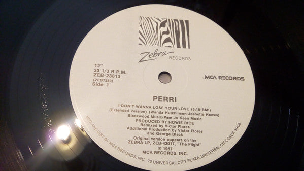 Perri : I Don't Wanna Lose Your Love (12")