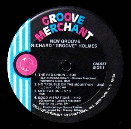 Richard "Groove" Holmes : New Groove (LP, Album)