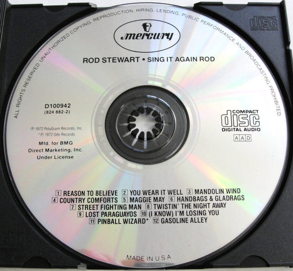 Rod Stewart : Sing It Again Rod (CD, Comp, Club, RE)