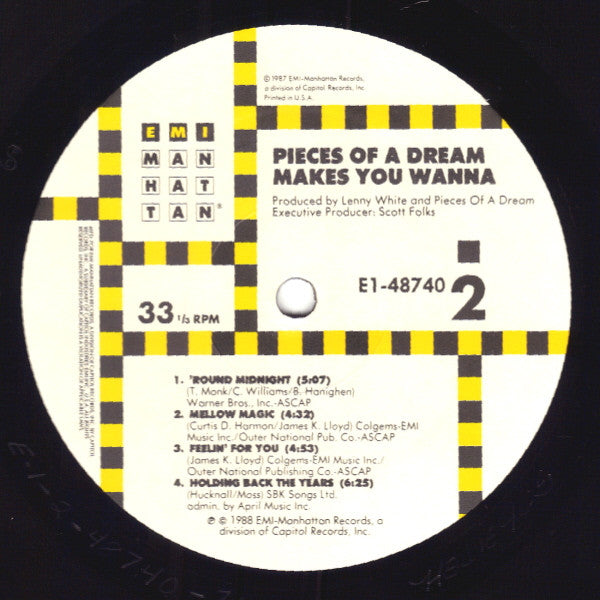 Pieces Of A Dream : Makes You Wanna (LP, Album, All)