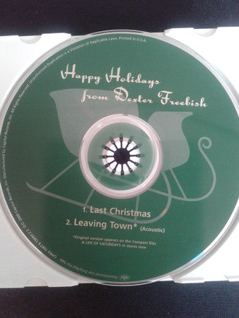 Dexter Freebish : Happy Holidays From Dexter Freebish (CD, Single, Promo)