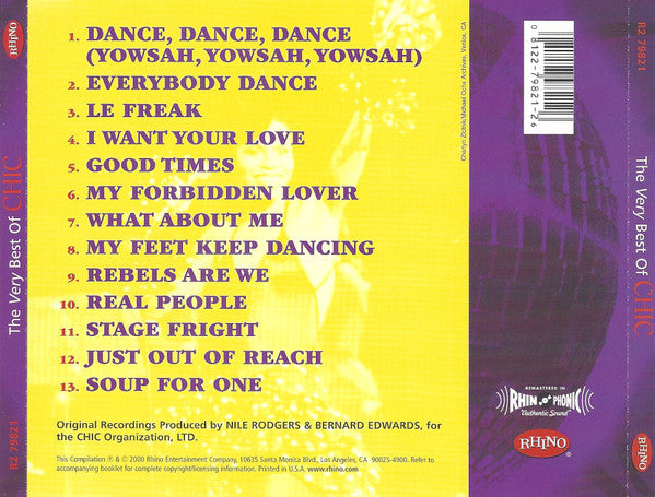 Chic : The Very Best Of Chic (CD, Comp, RM)