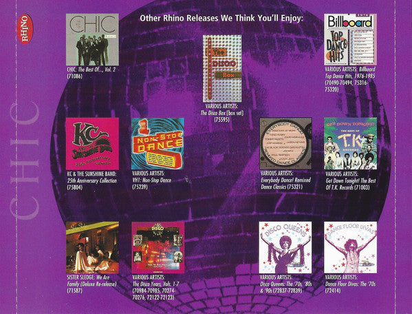 Chic : The Very Best Of Chic (CD, Comp, RM)