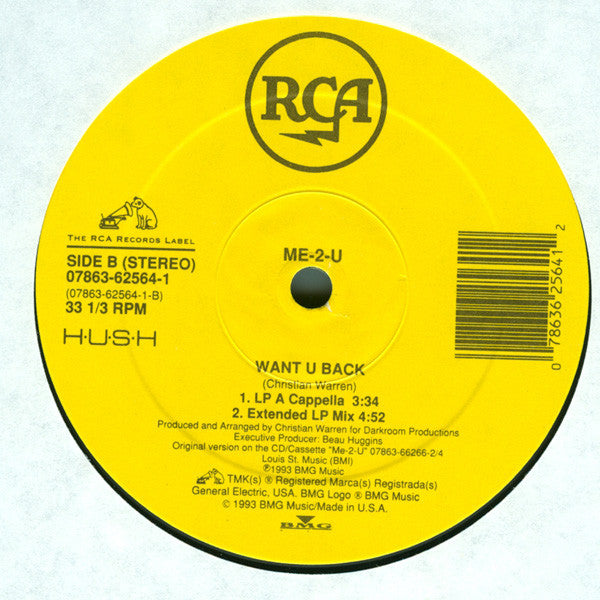 Me-2-U : Want U Back (12")