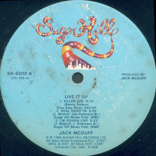 Brother Jack McDuff : Live It Up (LP, Album)