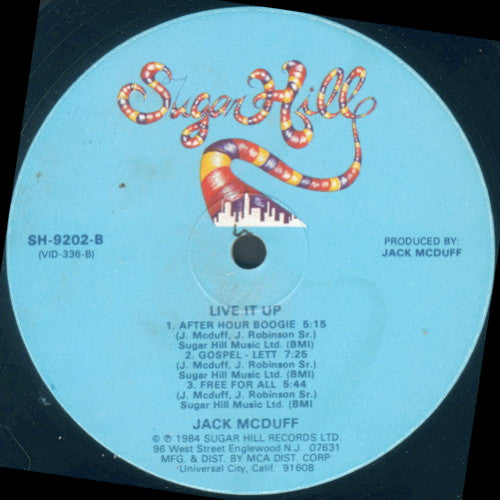Brother Jack McDuff : Live It Up (LP, Album)