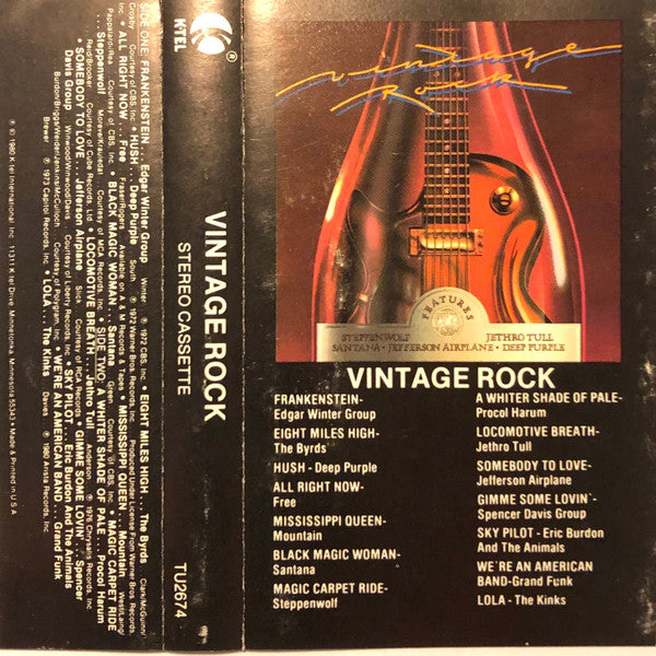 Various : Vintage Rock (Cass, Comp, 41)