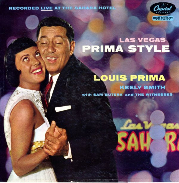 Louis Prima & Keely Smith With Sam Butera And The Witnesses : Las Vegas Prima Style (LP, Album, Mono)