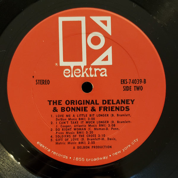 The Original Delaney & Bonnie* : Accept No Substitute (LP, Album, Red)