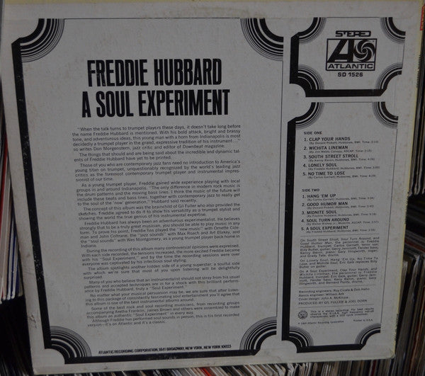 Freddie Hubbard : A Soul Experiment (LP, Album, CTH)