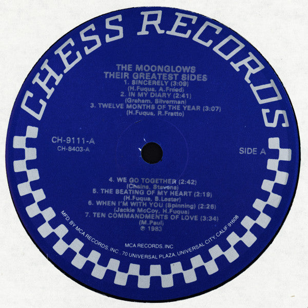 The Moonglows : Their Greatest Sides (LP, Album, Comp, Glo)