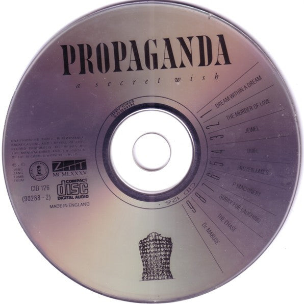 Propaganda : A Secret Wish (CD, Album)