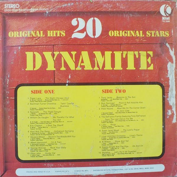 Various : Dynamite (LP, Comp, 12)