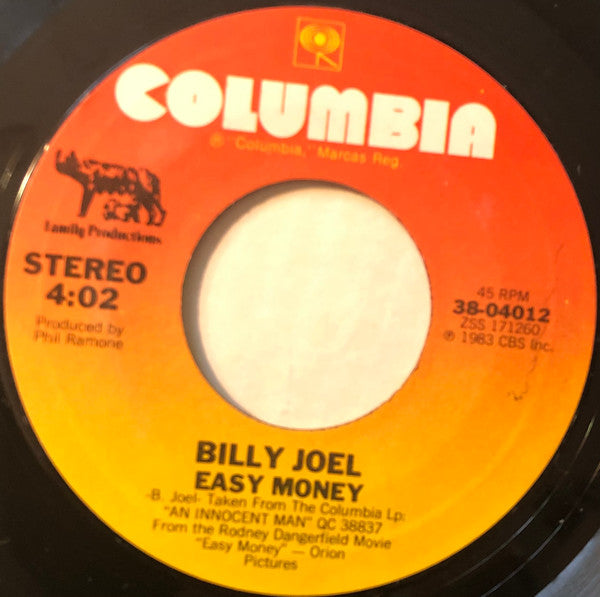 Billy Joel : Tell Her About It (7", Single, Styrene, Car)