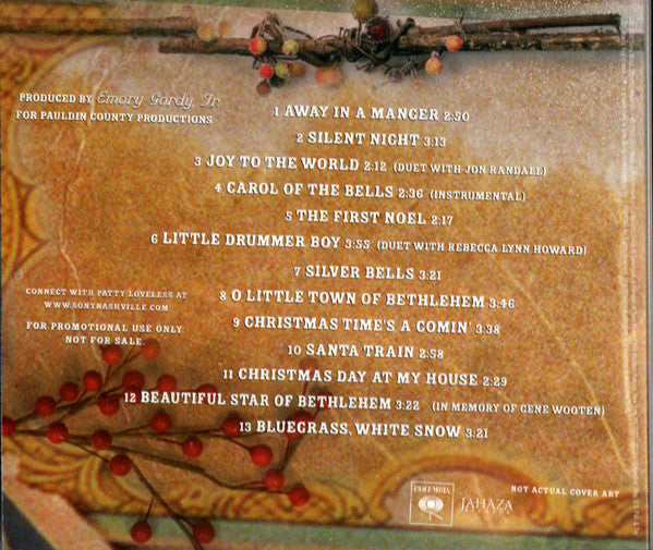 Patty Loveless : Bluegrass & White Snow (A Mountain Christmas) (CD, Advance, Album, Promo)