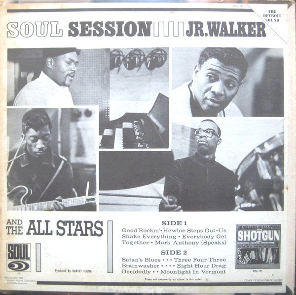 Junior Walker & The All Stars : Soul Session (LP, Album, Hol)