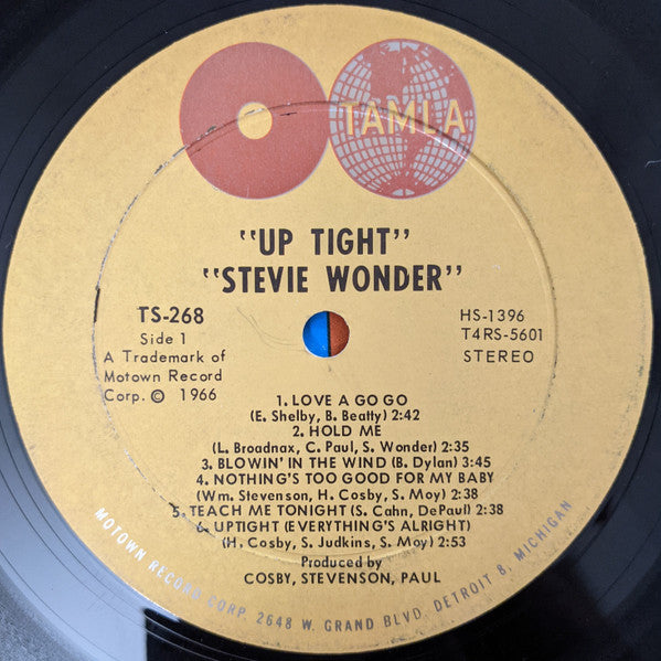 Stevie Wonder : Up-Tight (LP, Album)