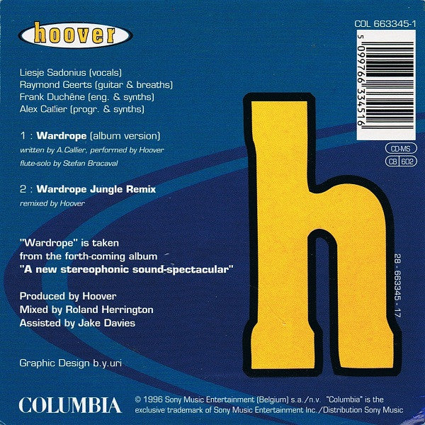 Hoover : Wardrope (CD, Single)