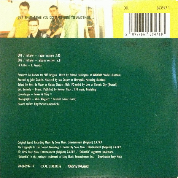 Hoover : Inhaler (CD, Single, Car)