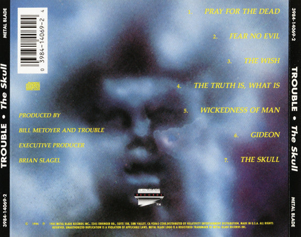 Trouble (5) : The Skull (CD, Album, RE)