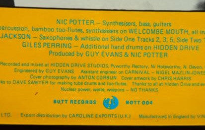 Nic Potter & Guy Evans : The Long Hello Volume Two (LP, Album)