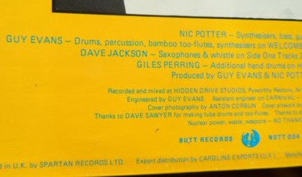 Nic Potter & Guy Evans : The Long Hello Volume Two (LP, Album)