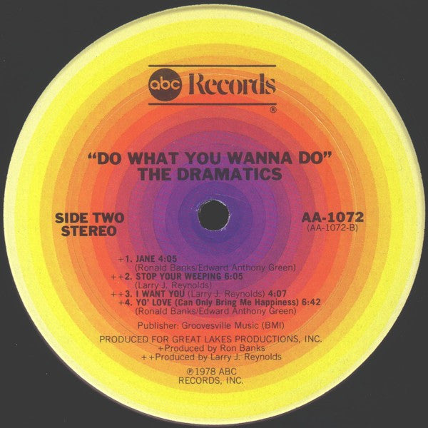 The Dramatics : Do What You Wanna Do (LP, Album, San)