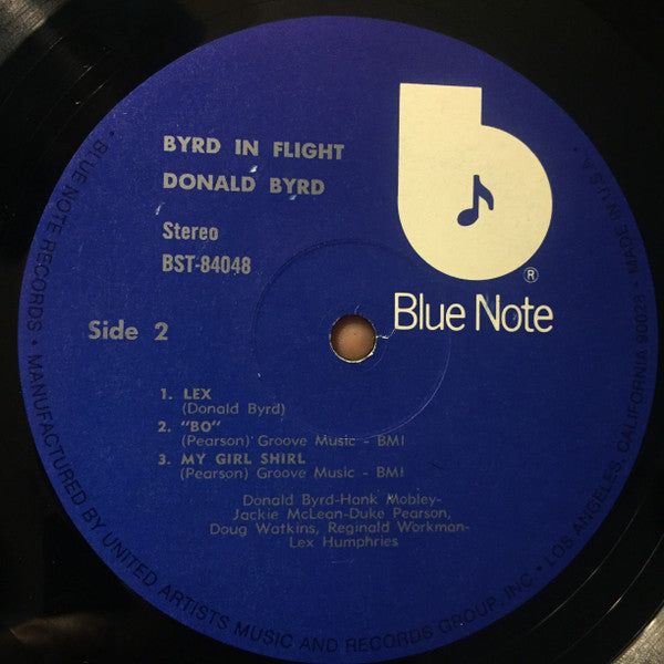 Donald Byrd : Byrd In Flight (LP, Album, RE)