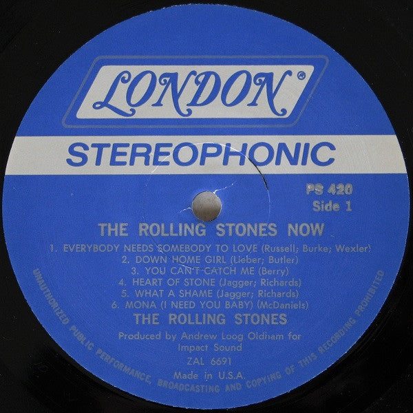 The Rolling Stones : The Rolling Stones, Now! (LP, Album, RE, H.V)