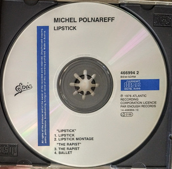 Michel Polnareff : Lipstick (CD, Album, RE)
