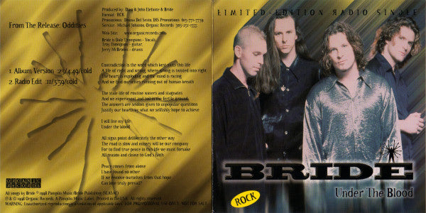 Bride : Under The Blood (Limited-Edition Radio Single) (CD, Single, Ltd, Promo)