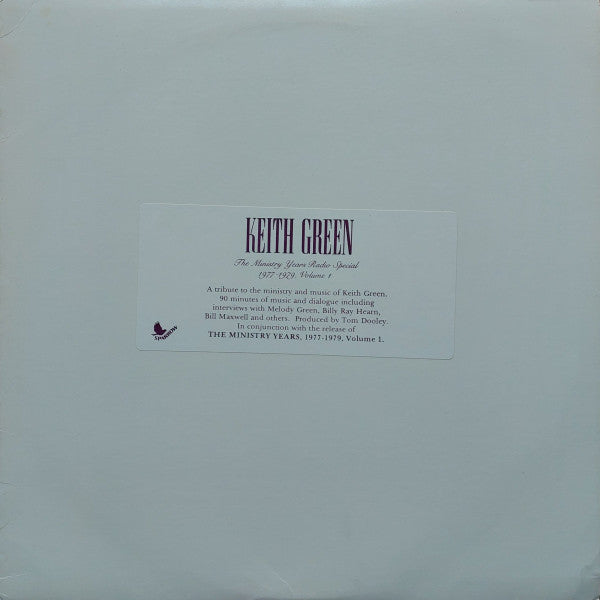 Keith Green (2) : The Ministry Years Radio Special 1977-1979, Volume 1 (2xLP, Promo, Transcription)