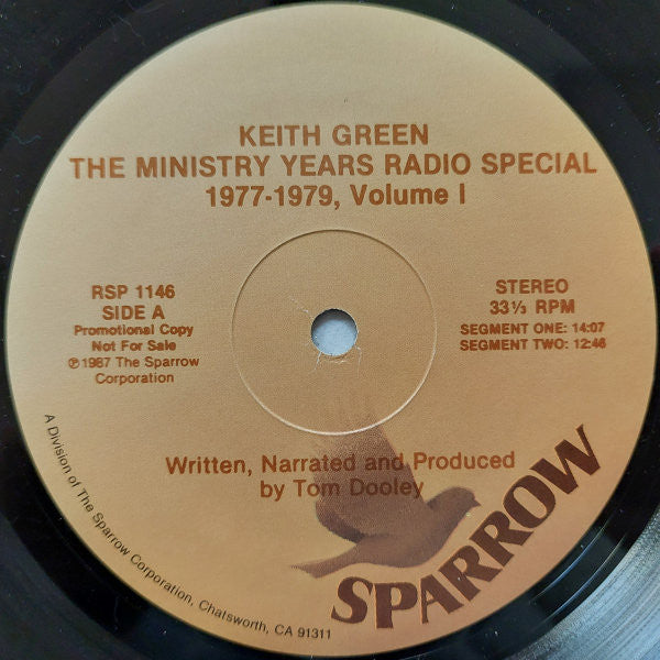 Keith Green (2) : The Ministry Years Radio Special 1977-1979, Volume 1 (2xLP, Promo, Transcription)