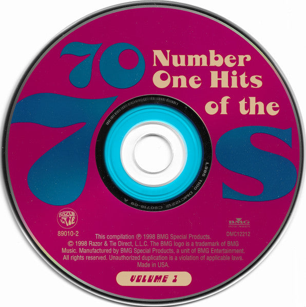 Various : 70 Number One Hits Of The 70s Volume 1 (CD, Comp)