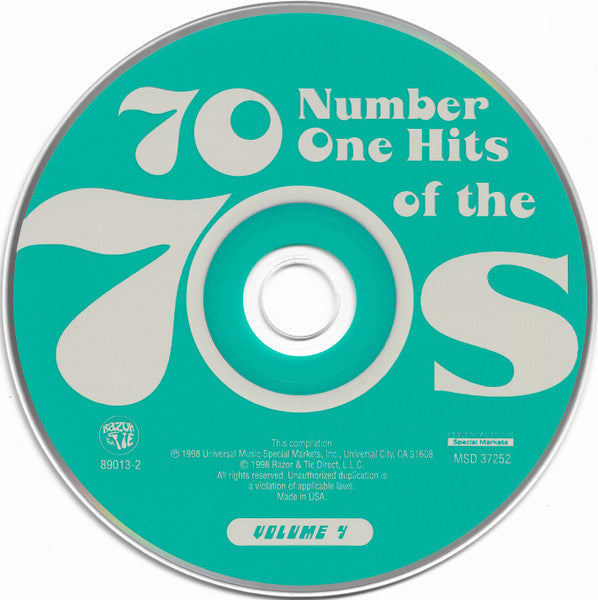 Various : 70 Number One Hits Of The 70s Volume 4 (CD, Comp)