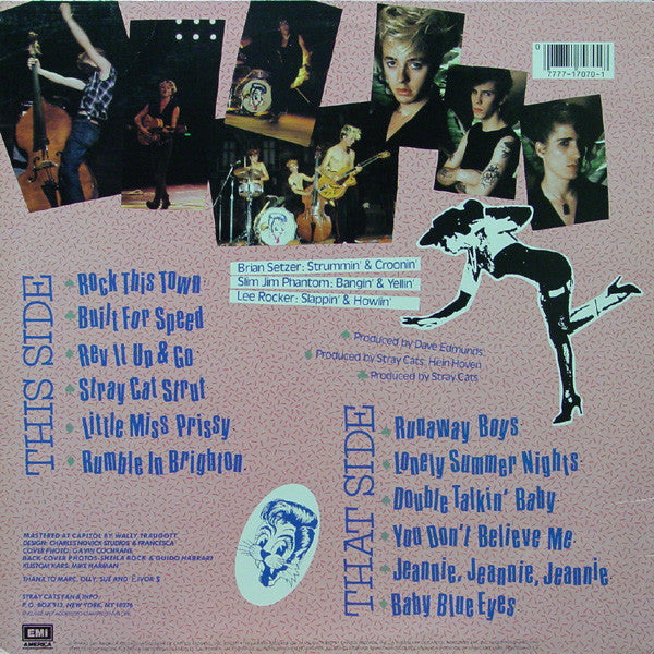 Stray Cats : Built For Speed (LP, Album, Comp, Jac)