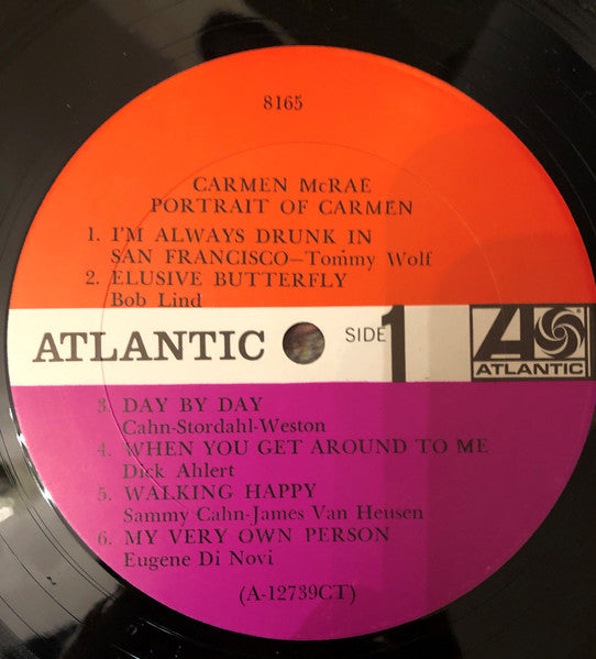 Carmen McRae : Portrait Of Carmen (LP, Album, Mono, Col)